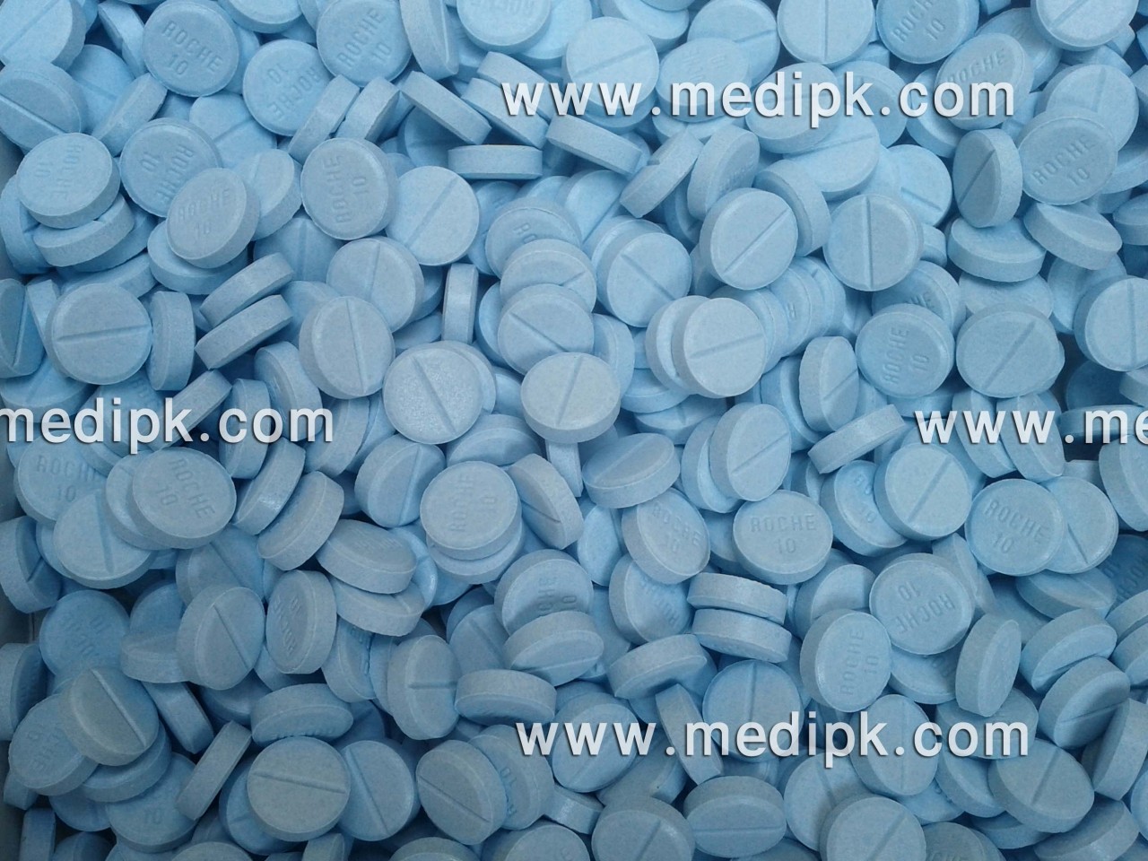 Valium 10mg by Roche Loose Pack 1000 Tablets / Pack