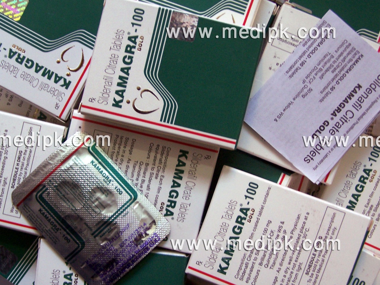 Kamagra gold 100mg sildenafil Citrate Tablet 4 Tablets / Strip