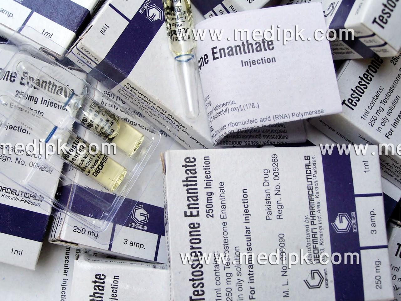Testosterone Enanthate by Geofman Pharma 250mg / Amp
