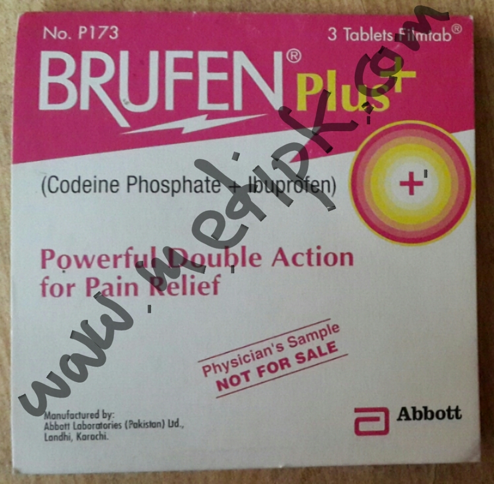 Brufen Plus (Codeine Phosphate + Ibuprofen) 10 tablets / Strip