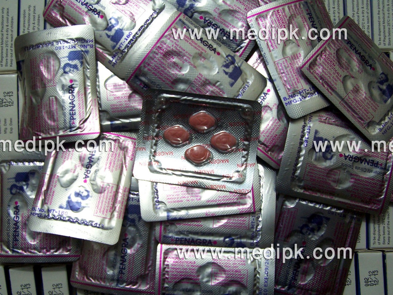 Penagra (Generic Slidenafil Citrate) 100mg by maiden pharmaceuticals / Strip