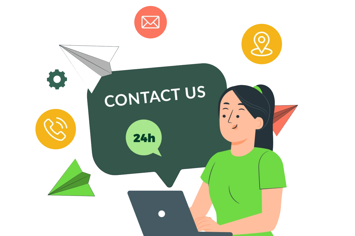 Contact us illustration